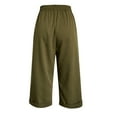 thumbnail image 4 of WILLBEST Pantalones Casuales para Mujer, de Moda, con Cintura Elástica, Cómodos, para Playa, para Uso Diario. Mediana, 4 of 4