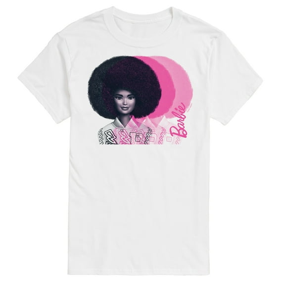 Barbie - Pink Glitch - Afro Barbie - Men's Short Sleeve Graphic T-Shirt