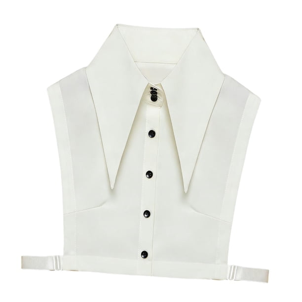 Cuello Falso Desmontable para Mujer Como Cobertura Elegante para Jerséis Camisas Y Vestidos Blusa Accesorio Adjunto Adecuado para Formales Uni