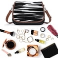 thumbnail image 6 of Animal Print Zebra Vintage Crossbody Bag for Women Medium Leather Hobo Bags Shoulder Bag Classic City Leather Satchels, 6 of 8