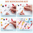 thumbnail image 2 of Beadable Keychain Bars for Keychain Making Metal Beaded Keychain for Jewelry Making Gift Pendant DIY Crafts, 2 of 7
