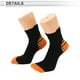 thumbnail image 3 of Calcetines de ciclismo Unique Bargains, de secado rápido, para exteriores, color naranja y negro, tamaño M, neutros y universales, 1 par, combinación de colores, 3 of 6