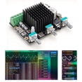 thumbnail image 4 of Bluetooth 2.1 DSP Power Amplifier 2x50W+100W Subwoofer Amplifiers Three Channel 31 Segment EQ Amplificador, 4 of 5