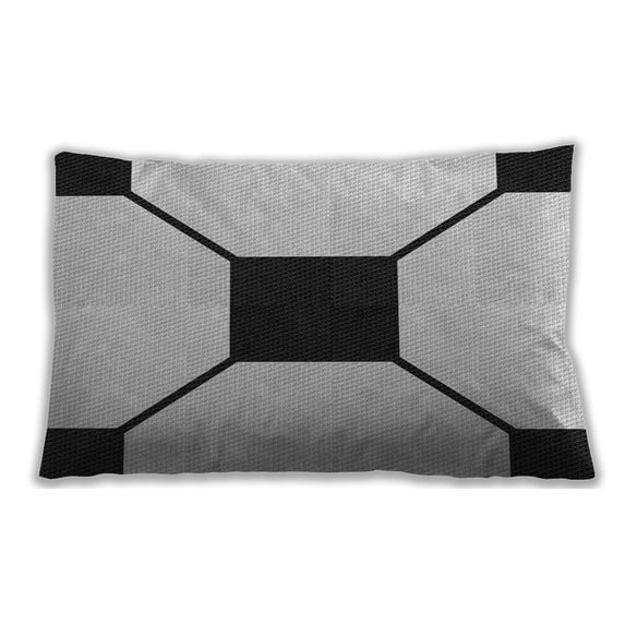 Ahgly Company Indoor Rectangular Patterned Lumbar Throw Pillow, 13 inch by 19 inch