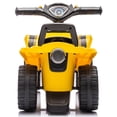 thumbnail image 5 of Tonka: Quad Push Car - Yellow - Foot-To-Floor Ride-On Toy, 4 Wheeled ATV Vehicle, Reastic Engine Sound, Walker Handle, Licensed, Toddlers & Kids 12mo+, 5 of 14