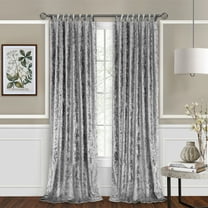 Achim Harper Criss-Cross Window Curtain Panel - 50x84 Grey