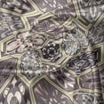 thumbnail image 5 of Ambesonne Antique Oriental Valance Pack of 2, Honeycomb Flowers, 54"X18", Pale Tan Dark Taupe Grey, 5 of 5