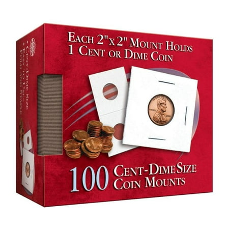 Cent/Dime 2x2 Coin Mounts Cube 100 Count (Other) (Best Coin To Invest)
