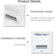 thumbnail image 3 of SUL181d 24-Hour Mechanical Timer, 30-Minute Intervals Time Switch Relay Electrical Programmable Timer 24 hour Din Rail Timer Switch with 96 Times Off or On Time Set, 3 of 8