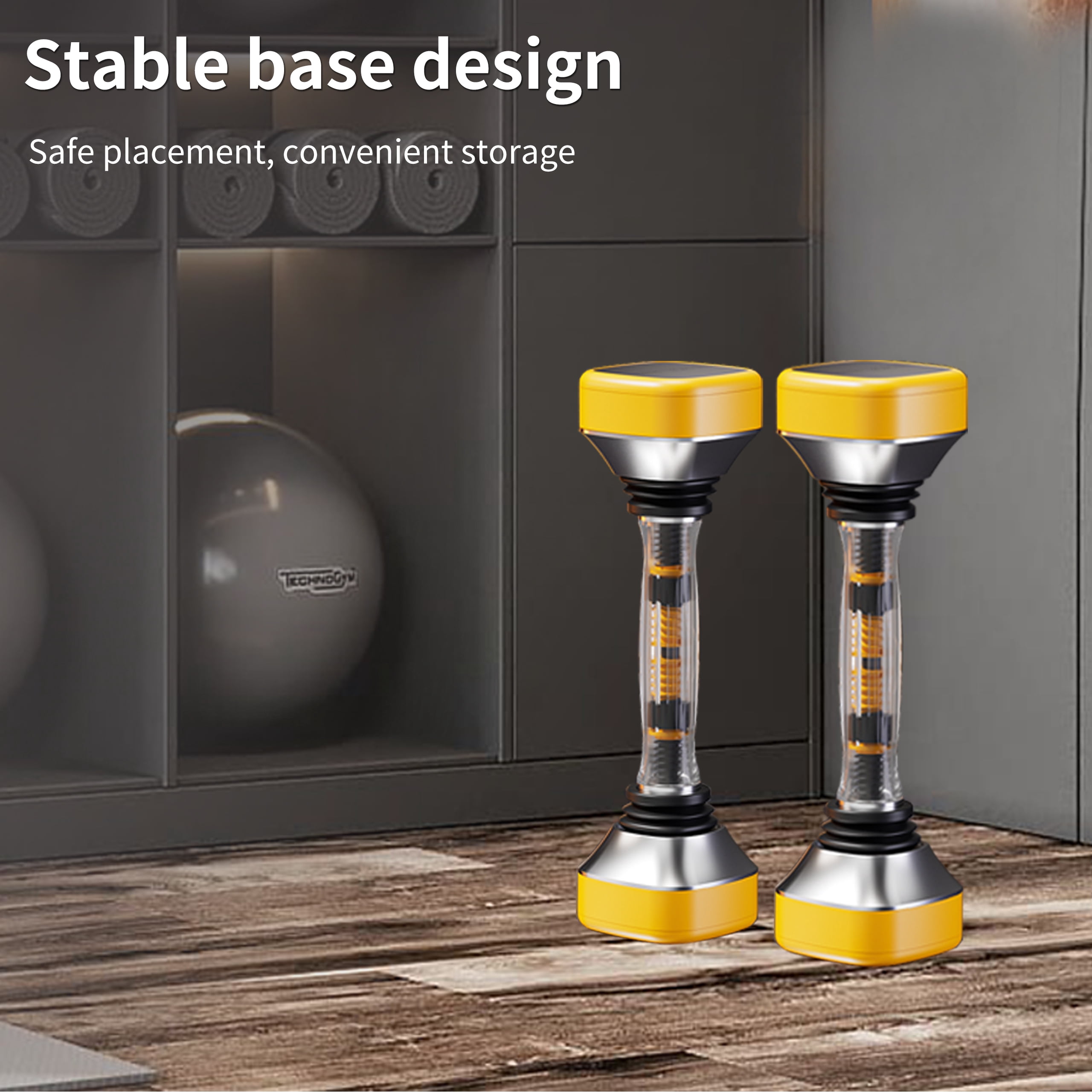 Adjustable Dumbbell Set 22-66 lbs, Shaking Weight for Full Body Workout, Home Gym Equipment for Men & Women, Adjustable Weight for Arm, Core & Chest Training Fitness Dumbbells