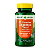 Spring Valley Echinacea Goldenseal Blend Dietary Supplement, 900 mg, 75 Vegetarian Capsules