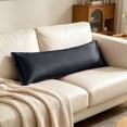 thumbnail image 4 of Funda de Almohada Larga de Satén, Impermeable, con Tejido de Seda Helada: Suave, Transpirable y a Prueba de Fugas para Dormir, Parejas, Dormitorio y Descanso En Casa., 4 of 6