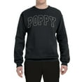 thumbnail image 2 of Wild Bobby POPPY Varsity Letters Unisex Crewneck Sweatshirt, 2 of 6