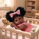 thumbnail image 5 of Muñeca Reborn BABESIDE Black Girl AMA de 52 cm con ropa para mayores de 3, 5 of 9