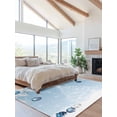 thumbnail image 2 of Christmas Tree Area Rug for Bedroom 4x6 Ft Fir Leaf Xmas Balls Winter Snowflake Sky Blue Super Soft fuzzy Throw Rug Non-Slip Fluffy Plush Indoor Floor Carpet for Living Room Nursery Home Decor, 2 of 8