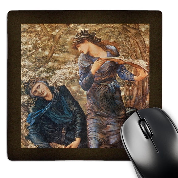 3dRose, The Beguiling of Merlin by Sir Edward Burne-Jones, MousePad
