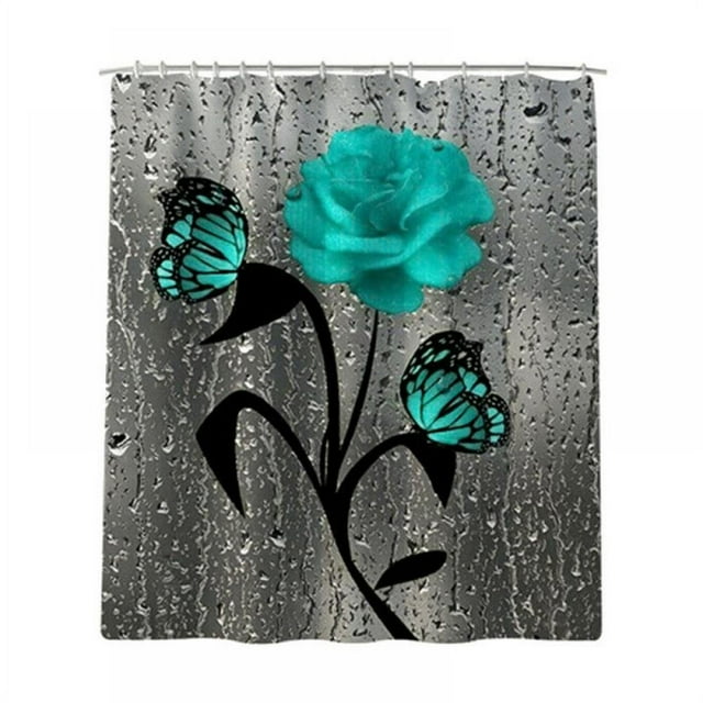 3D Printing Shower Curtain 4 Pieces for Home / / Party Decoration 180 * 180Cm