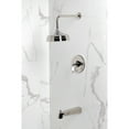 thumbnail image 2 of Kingston Brass KB6336PL Demure Single-Handle Pressure Balanced Tub and Shower Faucet, Polished Nickel, 2 of 7