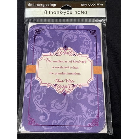 Thank You Notes 8ct For Any Occasion