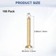 thumbnail image 3 of Uxcell Paquete de 100 Tornillos de Madera, M3 x 25mm Cabeza Plana Phillips de Latón, 3 of 6