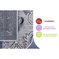 thumbnail image 3 of Polyester Rug | Stain Resistant & Kid-Pet Friendly | Dining Room, Eat-in Kitchen | Medium Pile, Cotton Backing, 3 of 4