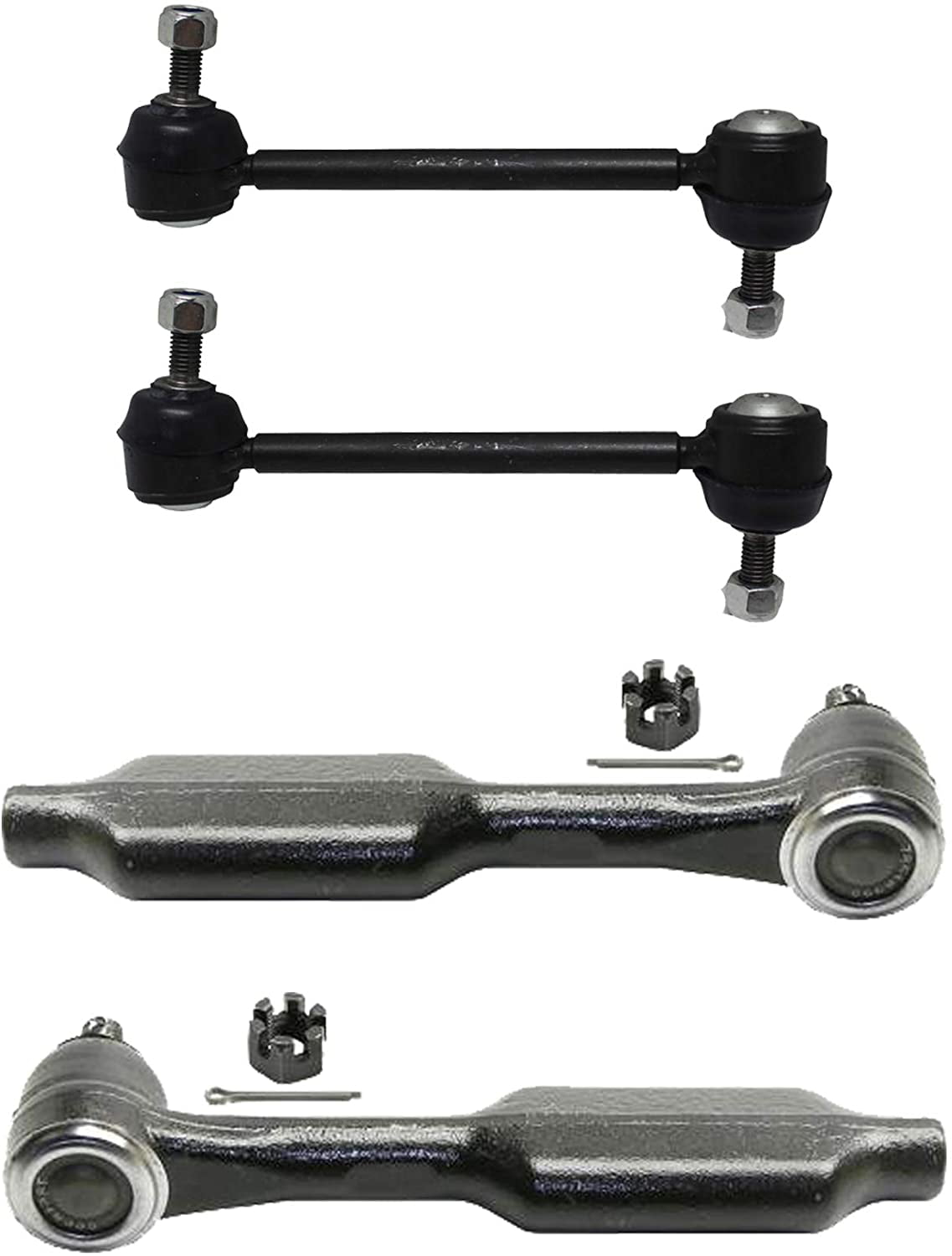 Detroit Axle 4PC Front Sway Bar Links and Lower Ball Joints for 2005 2006 Honda Odyssey EX EXL LX EX-L Mini Passenger Van