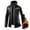 Black, variant on AOOCHASLIY Fall Clothes Men's Coat Loose Fashion Slim Trend Plush Youth Leather Jacket Men's Coat