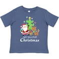 thumbnail image 3 of Inktastic My 2nd Christmas with Santa Reindeer and Tree Boys or Girls Toddler T-Shirt, 3 of 5