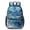 Black-1, variant on 17 Inch Lightweight Backpack,PVC Waterproof Oxford Fabric, Ergonomically Designed, with Large Capacity, Aqua Blue Watercolor
