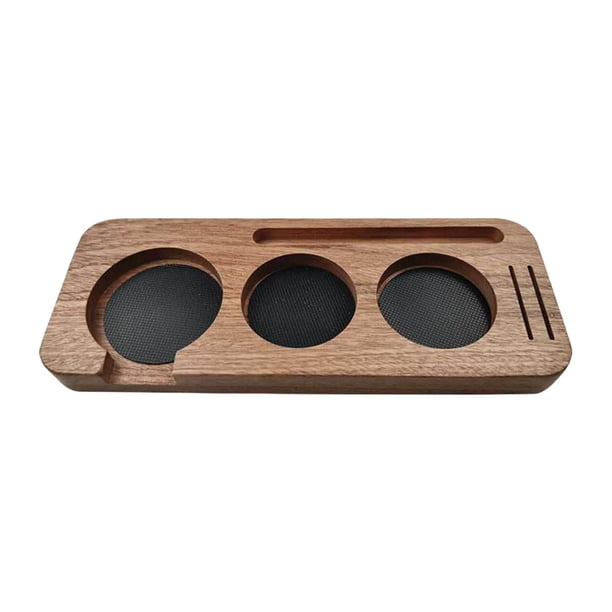 Estación de almacenamiento para portafiltros de café de madera Madera dura de 51 mm