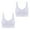 White2, variant on ameIAEA Padded Sport Bras for Women Wireless Seamless Bras Push Up Wirefree Yoga Bras 2 Pack