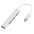 thumbnail image 2 of 4 Port Type-C/USB Hub Splitter Adapter OTG Computer Accessories for Mouse Keyboard U Disk, 2 of 8