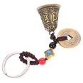 thumbnail image 2 of Rope Bell Pendant Keychain Hanging Decor Chinese Style Decorative Copper Cash Pendant, 2 of 4