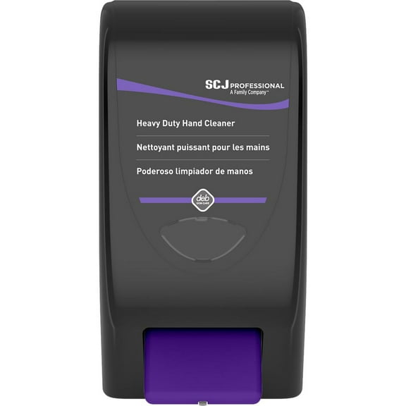 SC Johnson Hand Soap 2000 Manual Dispenser - Manual - 1.06 gal Capacity - Durable, Antimicrobial, Locking Mechanism - Black - 1Each