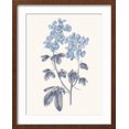 thumbnail image 2 of Art.com Blue Botanical III Art Print by Wild Apple Portfolio, Brown Frame Wall Art, 17" x 21", 2 of 5