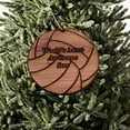 thumbnail image 2 of Volleyball Worlds most awesome Son - Cedar Ornament, 2 of 4