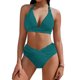 thumbnail image 1 of Traje de baño para mujer Trajes de baño de color sólido sin mangas de gran tamaño para mujer Traje de baño dividido Traje de baño sin mangas Trajes de baño para mujer, 1 of 7