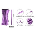 thumbnail image 2 of 3" Twist Ties, Metallic Twist Ties, Reusable Plastic Coated Twist Ties, Pack of 800, Purple, 2 of 6