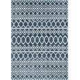 thumbnail image 2 of Well Woven Antalia Hira Moroccan Trellis Geometric Pattern Blue 5'3" x 7'3" Area Rug, 2 of 8