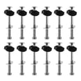 thumbnail image 1 of Kits de Tornillos para TrampolíN, 12 Piezas Acero Galvanizado Accesorios FijacióN TrampolíN Ensamblaje Reemplazo, 1 of 5
