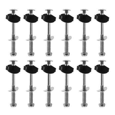 New Arrivals Trampoline Screws Kits, 12Pcs Galvanized Steel Fixing Accessories for Assembly Replacement