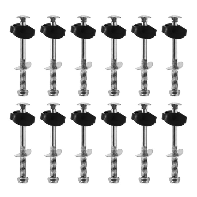 Kits de Tornillos para TrampolíN, 12 Piezas Acero Galvanizado Accesorios FijacióN TrampolíN Ensamblaje Reemplazo