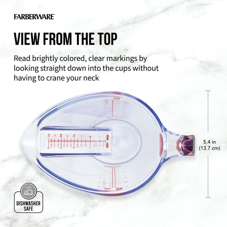 Farberware Pro Angled Measuring Cup, 4 Cup, Red - Yahoo Shopping