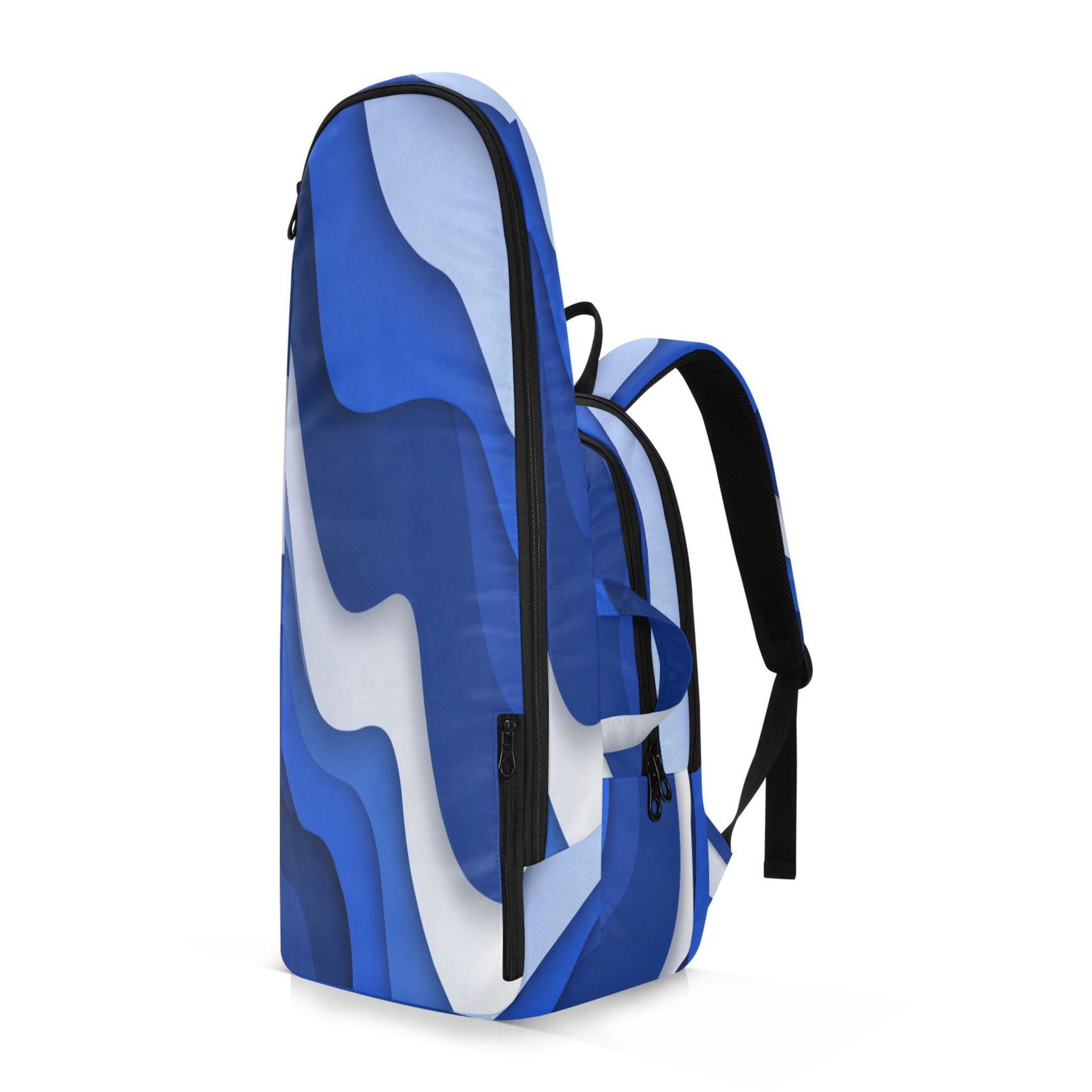 2 Racquet Holder Tennis Backpack Tennis Racket Covers Gym Bags Navy Blue Color Palette