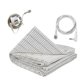 thumbnail image 1 of 27x52Inch Grounding Sheet Conductive Silver Fiber Material Skin Friendly and Comfortable Enhance Sleep Quality EU PLUG, 1 of 5