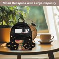 thumbnail image 5 of HELLHERO Christmas Reindeer Star Print Mini Purse Backpack for Travel Outing, Lightweight Travel Backpack Polyester Adjustable Strap Small Backpack, 5 of 8