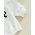 thumbnail image 6 of Bagilaanoe Newborn Baby Girl Oversized Romper Sweatshirt Long Sleeve Bodysuits Letter Print Pullover 3M 6M 9M 12M Infant Casual Tee Tops, 6 of 8