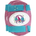 Trolls PlayWheels Kids Roller Skate Junior with Knee Pads and Helmet, Size 612