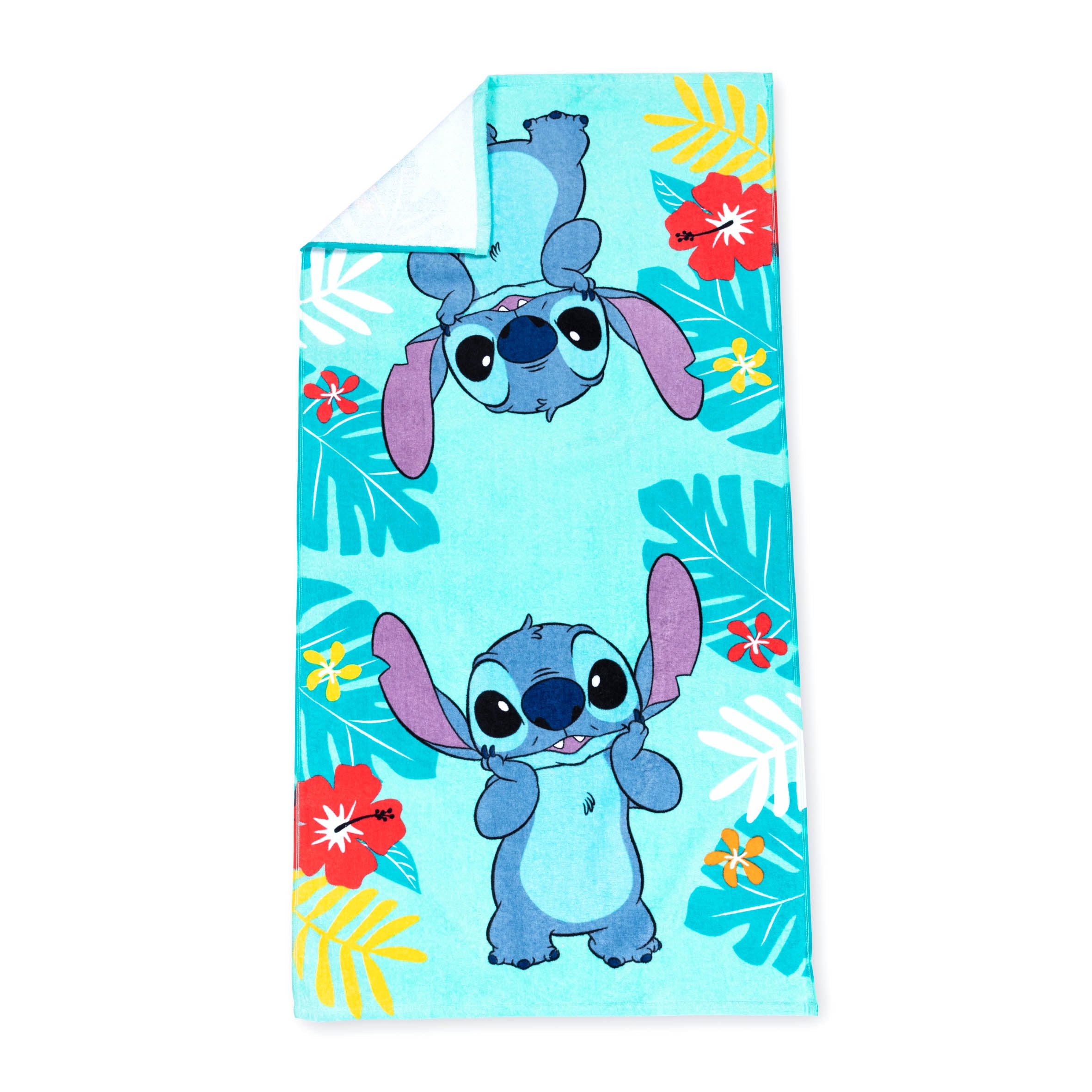 Disney Stitch Kids Cotton 2 Piece Bath Towel and Washcloth Set for Bathroom and Baby Walmart