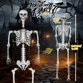 thumbnail image 2 of Esqueleto gigante de Halloween, Kukooka, 238 cm, articulaciones móviles, 2 of 7
